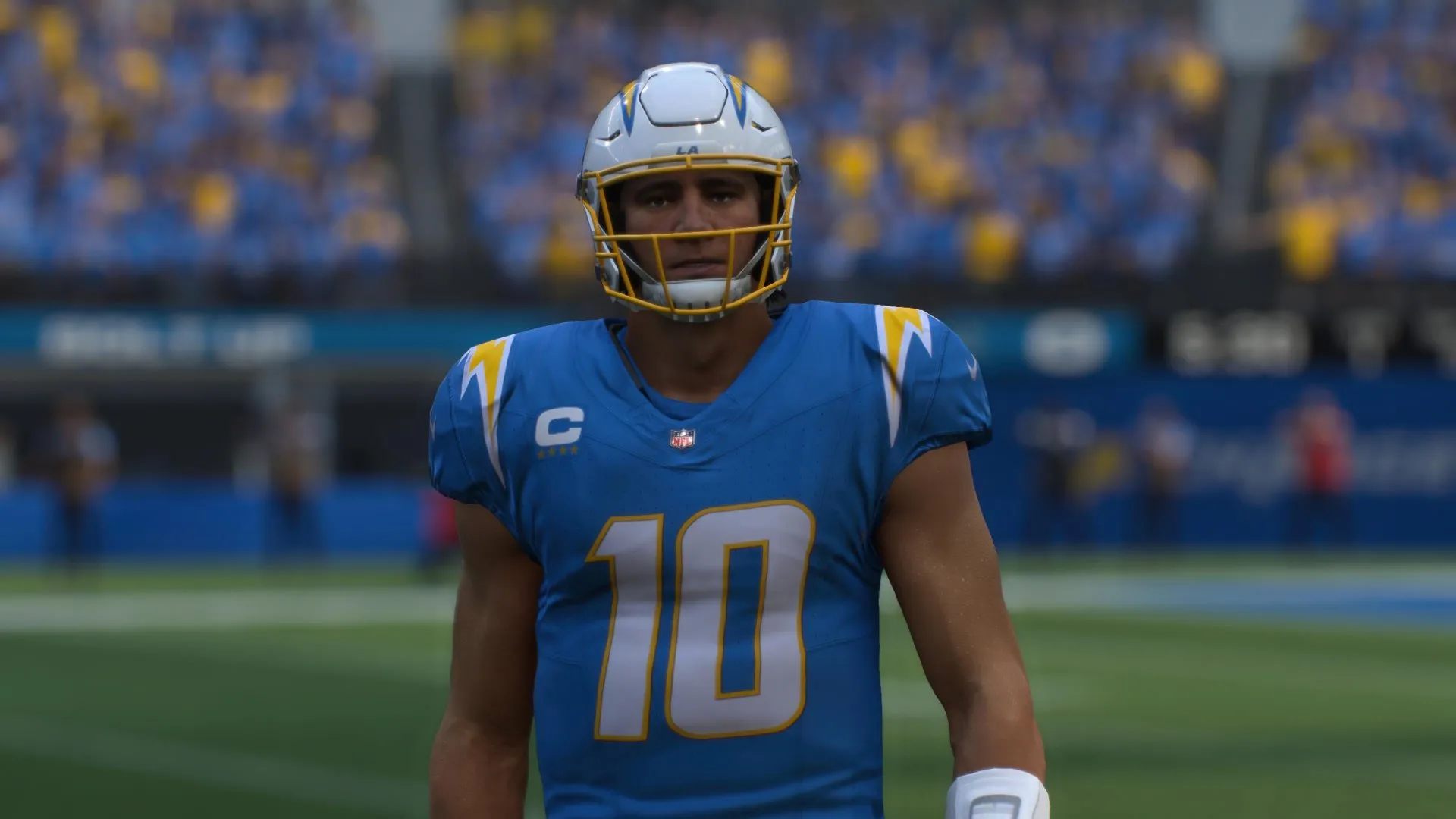 Justin Herbert on Madden 26