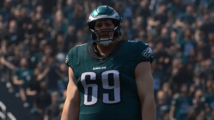 Landon Dickerson on Madden 26