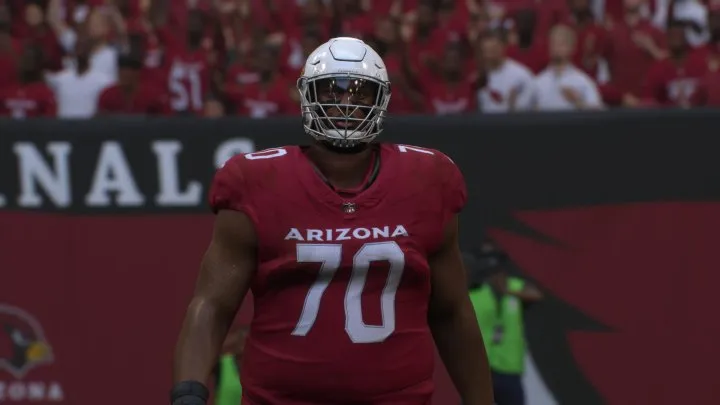 Paris Johnson Jr. on Madden 26