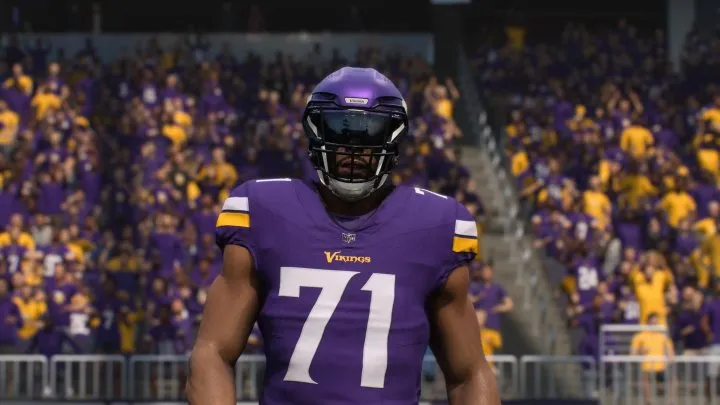 Christian Darrisaw on Madden 26