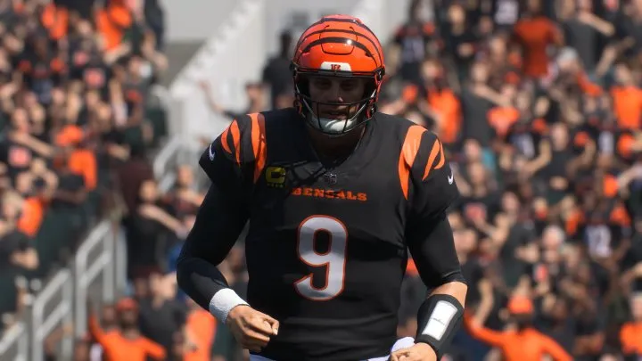 Joe Burrow on Madden 26