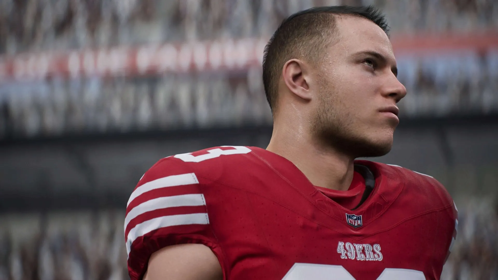 Christian McCaffrey on Madden 24 Christian McCaffrey on Madden 24
