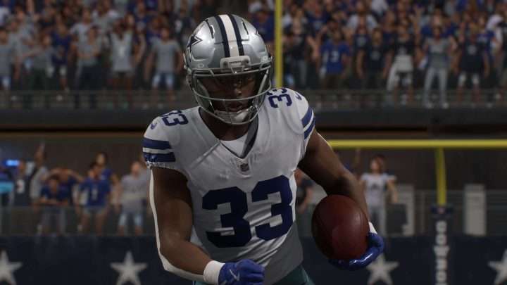 Javonte Williams on Madden 27