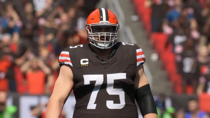 Joel Bitonio on Madden 26