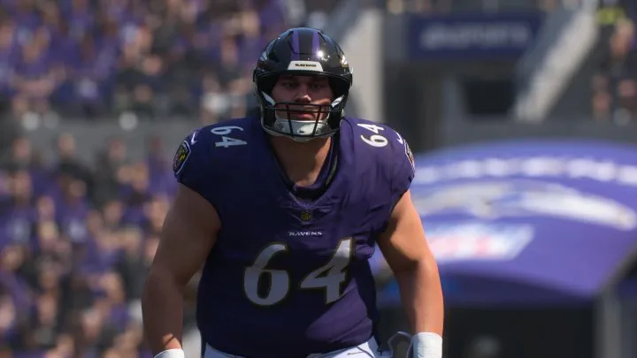 Tyler Linderbaum on Madden 26