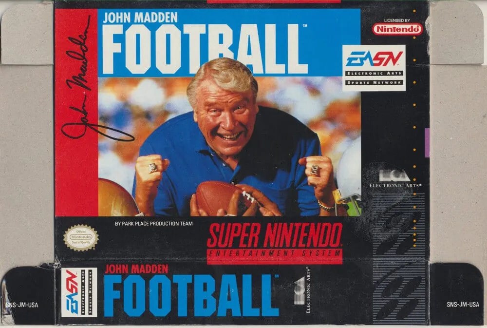 Madden NFL 90 Cover